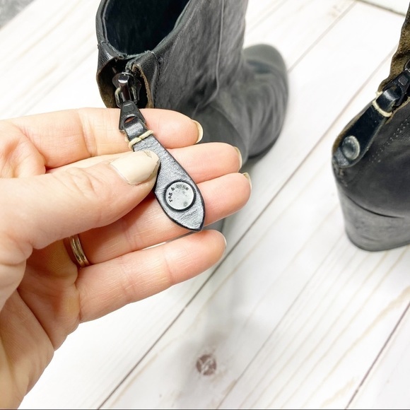 Rag & Bone Women's Black Newbury Leather Block Heel Ankle Bootie - Picture 10 of 16